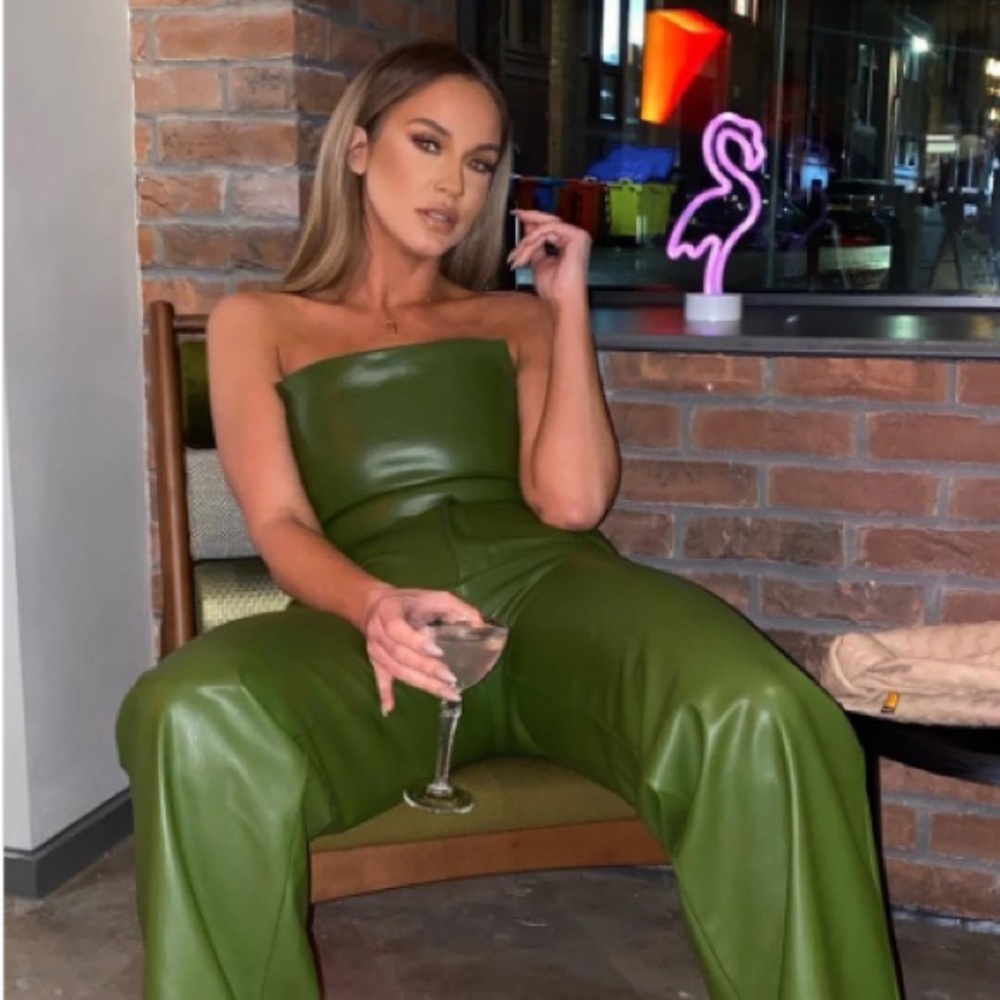 Zara leather bodysuit